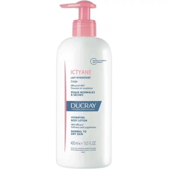 Ducray Ictyane Lait Hydratant Corps 400 ml