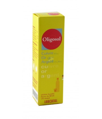 Oligosol Cuivre Or Argent 60 ml