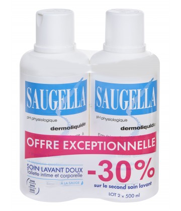 Saugella Dermoliquide 2 x 500 ml