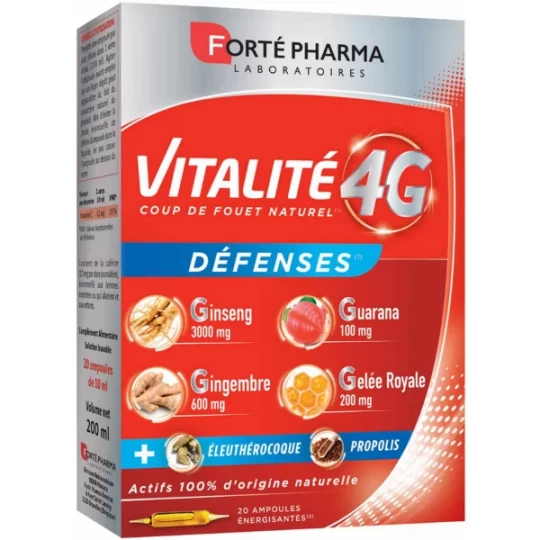 Forté Pharma Vitalité 4G Défenses x 20