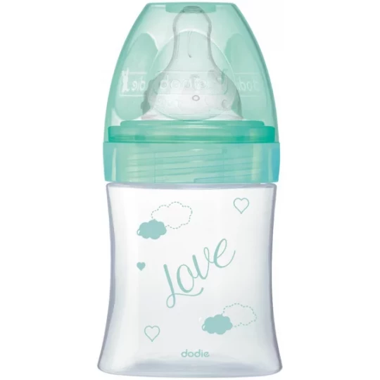 Dodie Initiation + Biberon Verre 1er Âge Oiseau 150 ml