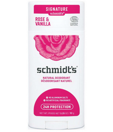 Schmidt's Déodorant Stick Rose Vanille 75 g