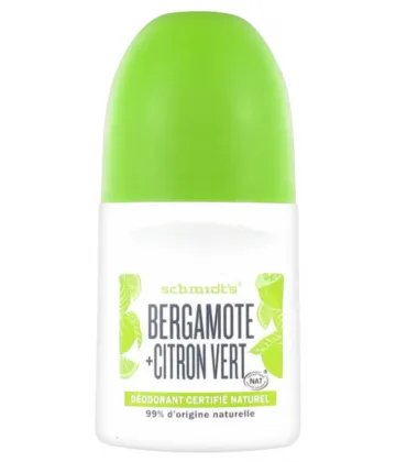 Schmidt's Déodorant Bergamote Citron Vert Roll-on 50 ml