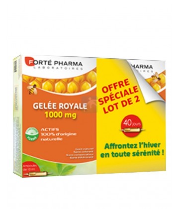 Forté Pharma Gelée Royale 1000 mg ampoules 2 x 20 (doublon)