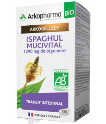 Arkogélules Ispaghul Mucivital Bio x 150