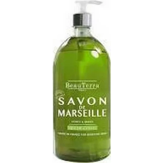 BeauTerra Savon de Marseille Liquide Menthe Citron