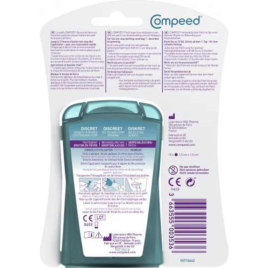Compeed Patchs Bouton de Fièvre x 15 - image 2
