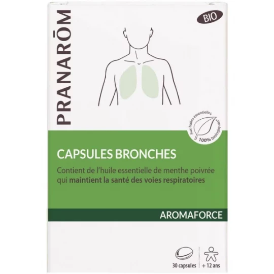 Pranarôm Aromaforce Bronches Bio x 30