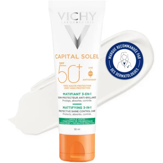 Vichy Capital Soleil Soin Matifiant 3 en 1 SPF50+ 50 ml
