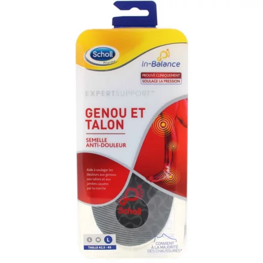 Scholl Semelles Anti-Douleur Genou Talon
