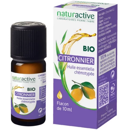 Naturactive Huile Essentielle Citronnier Bio 10 ml