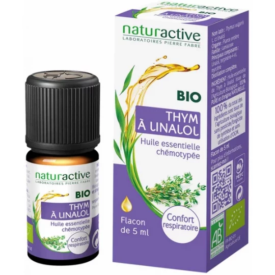 Naturactive Huile Essentielle Thym à Linalol Bio 5 ml