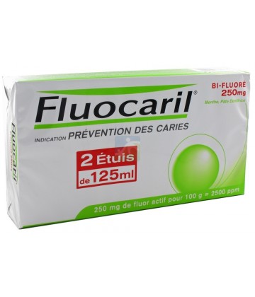 Fluocaril Bi-Fluoré 250 mg menthe 2 x 125 ml