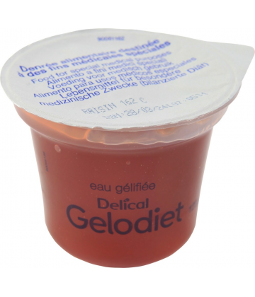 Delical Gelodiet Eau Gélifiée Raisin 4 x 120 g