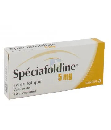 Spéciafoldine 5 mg x 20