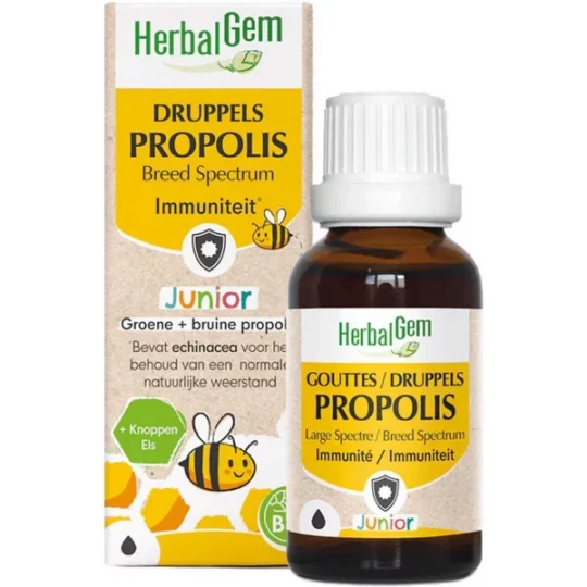 Herbalgem Propolis Junior Gouttes Bio 15 ml