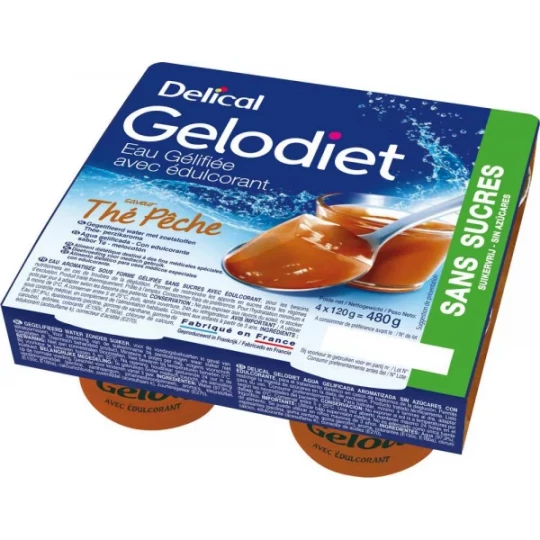 Delical Gelodiet Eau Gélifiée 4 x 120 g - image 2