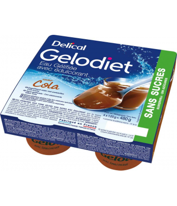 Delical Gelodiet Eau Gélifiée 4 x 120 g