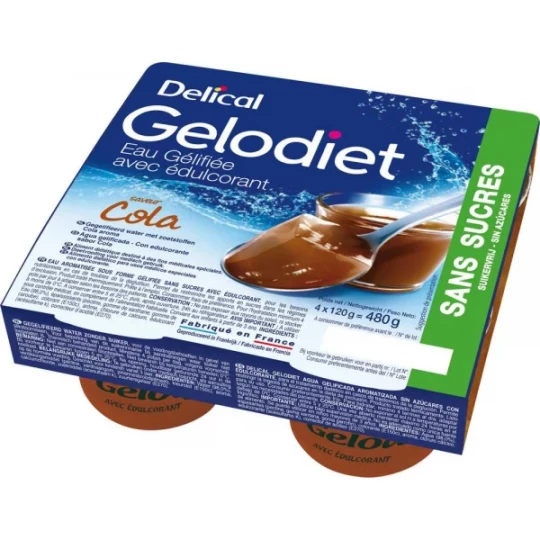 Delical Gelodiet Eau Gélifiée 4 x 120 g - image 4