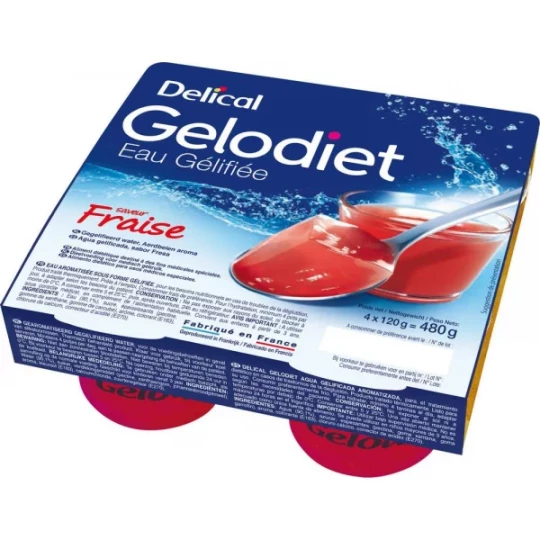 Delical Gelodiet Eau Gélifiée 4 x 120 g - image 6