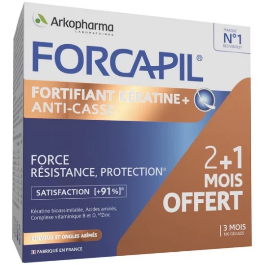 Arkopharma Forcapil Fortifiant Kératine + x 180