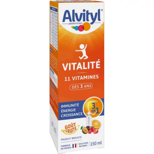 Alvityl Solution Multivitaminée 150 ml