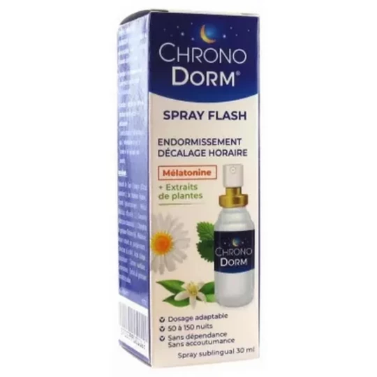 Chronodorm Mélatonine Flash Spray Sublingual 30 ml