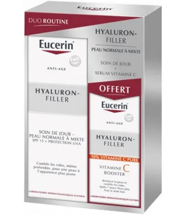 Eucerin Coffret Duo Routine Hyaluron-Filler Peau Normale à Mixte