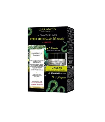 Garancia Mystérieux Repulpant Sérum Concentré Anti-Age Global 30 ml + Crème de Nuit Anti-Age Global 10 ml OFFERTE