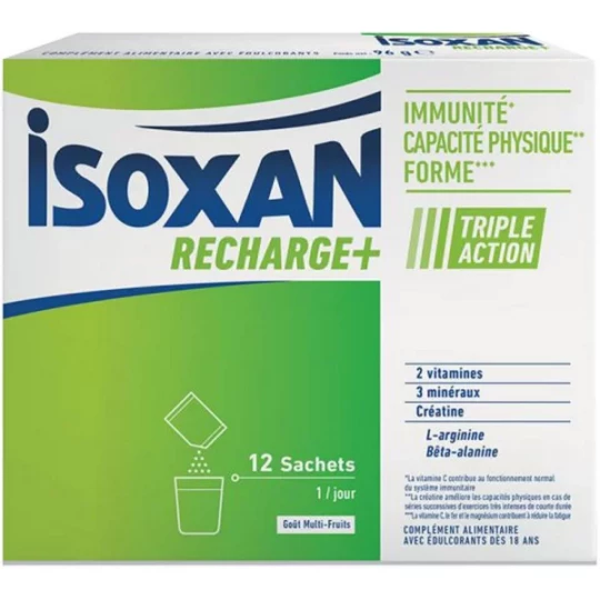 Isoxan Recharge Plus Triple Action x 12