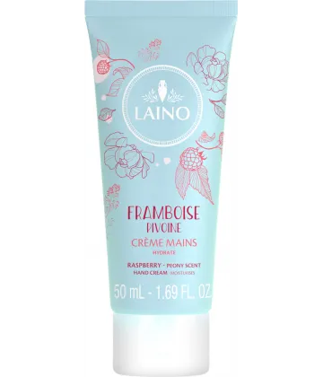 Laino Crème Main Framboise Senteur Pivoine 50 ml