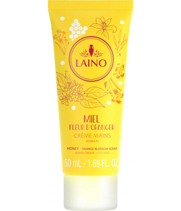 Laino Crème Main Miel Senteur Fleur d'Oranger 50 ml