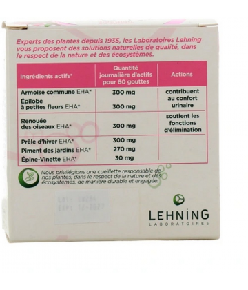 Lehning n°8 Confort Urinaire 30 ml