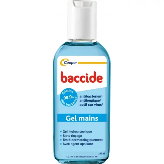 Baccide Gel Mains Sans Rinçage 100 ml