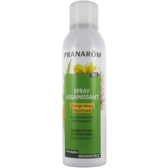 Pranarôm Aromaforce Spray Assainissant Orange Douce Ravintsara Bio 150 ml