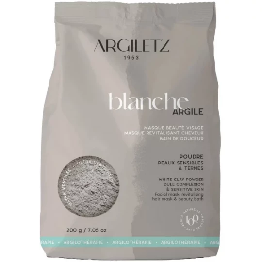 Argiletz Argile Blanche 100% Naturelle 200 g