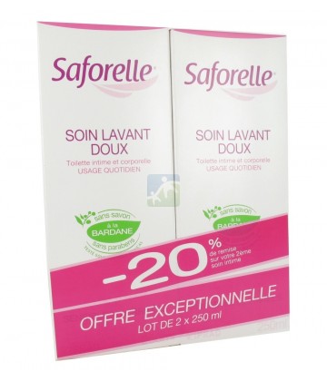 Saforelle Soin Lavant Doux 2 x 250 ml