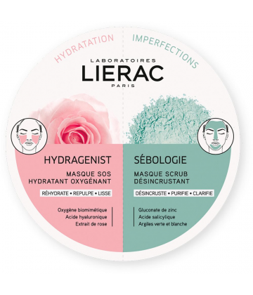 Lierac Duo Masque Hydragenist + Sébologie 2 x 6 ml