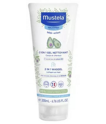 Mustela 2 en 1 Gel Nettoyant 200 ml