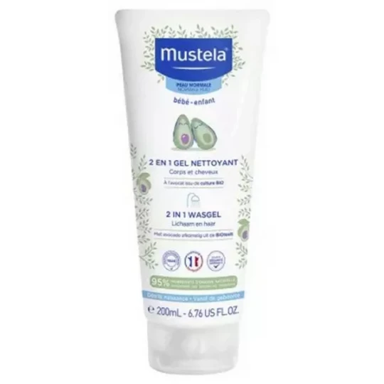 Mustela 2 en 1 Gel Nettoyant 200 ml