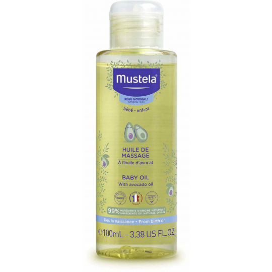 Mustela Huile de Massage à l'Huile d'Avocat 100 ml
