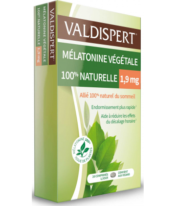 Valdispert Mélatonine Végétale 1,9 mg x 20