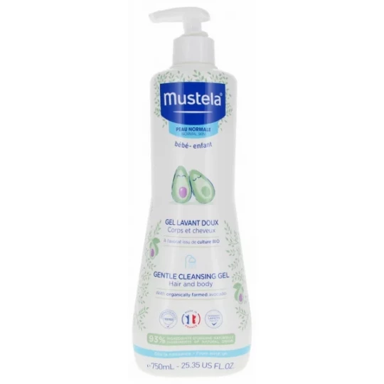 Mustela Gel Lavant Doux à l'Avocat Corps & Cheveux - image 2