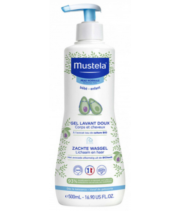 Mustela Gel Lavant Doux à l'Avocat Corps & Cheveux