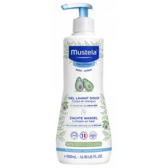 Mustela Gel Lavant Doux à l'Avocat Corps & Cheveux