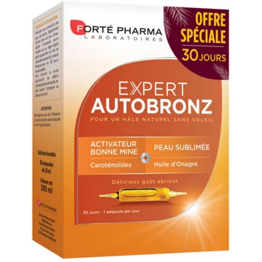Forté Pharma Expert Autobronz Ampoules x 30