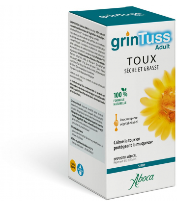 Aboca GrinTuss Sirop Toux Sèche et Grasse