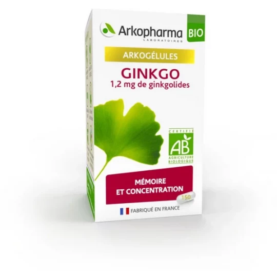 Arkogélules Ginkgo Bio