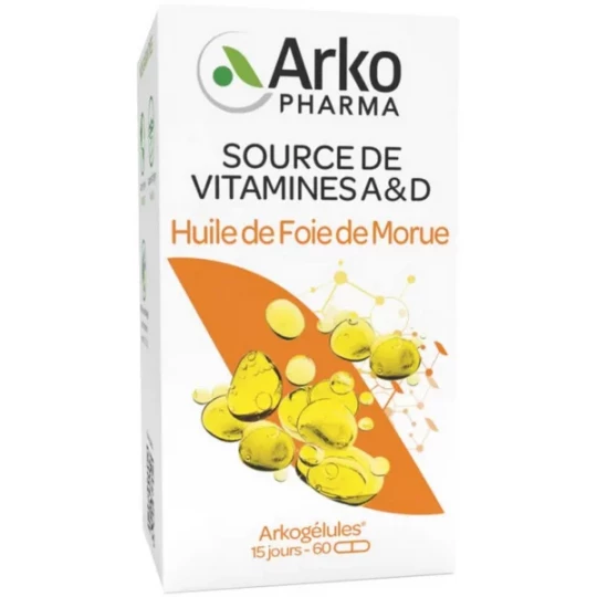 Arkogélules Huile de Foie de Morue