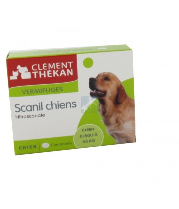 Clément Thékan Vermifuges Scanil Chiens x 4 (Devient VERMISCAN)